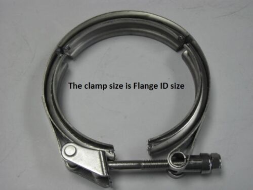 New 3.5/" Inch Stainless Steel #304 V-Band V band Vband QUICK RELEASE Clamp