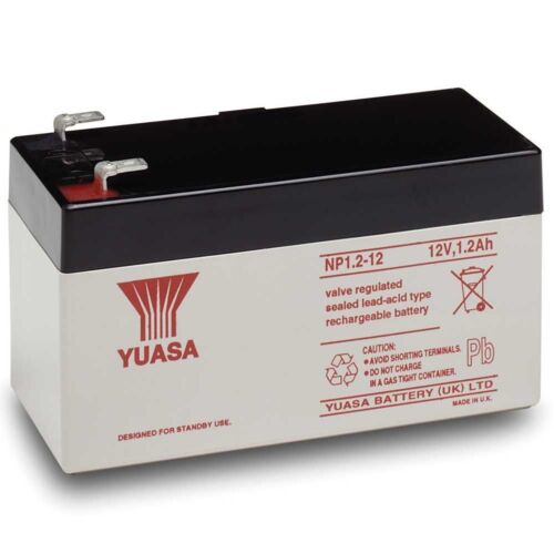 YUASA 12V 1.2AH SLA Re-Chargable PIGEON FLAPPER Battery