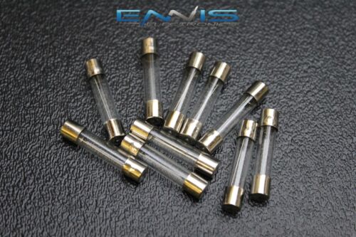 10 PACK 40 AMP AGC FUSES NICKEL PLATED GLASS FAST BLOW 1 1/4-1/4 INLINE AGC40