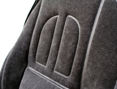 AUDI Velours Auto Sitzauflage Autositzmatte Sitzmatte 3D Sitzbezüge graphit 1Stk