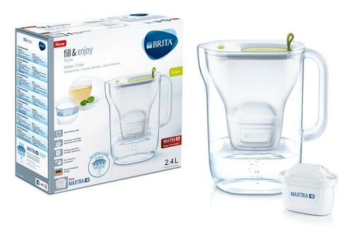MAXTRA + Grigio chiaro verde chiaro filtro acqua BRITA 073138 Style blu chiaro