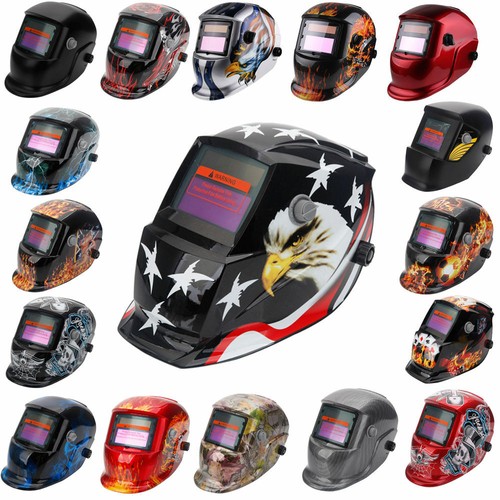 New Solar Pro Auto Darkening Welding Helmet Arc Tig Mig Grinding Welders Mask
