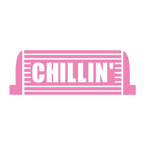 Chillin Intercooler vinyl decal sticker for Car//Truck Window tablet JDM Turbo