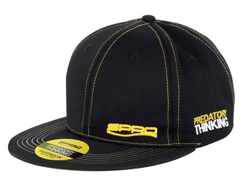 Spro Predatory Thinking Flat CAP verstellbare Größe,schwarz Raubfisch