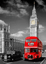 LONDON RED BUS AND TAXI CAR 3D PICTURE 300mm X 400mm NEW