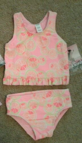 1 Girls Infant Toddler Tankini Swimsuit Set 2 pc Bathing suit Joe Boxer New UPF