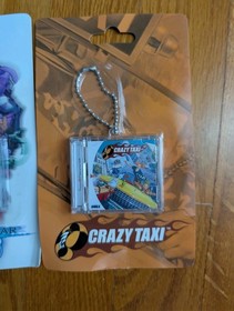 Crazy Taxi Phantasy Star Online Keychain Chu Chu Rocket SEGA Dreamcast Official