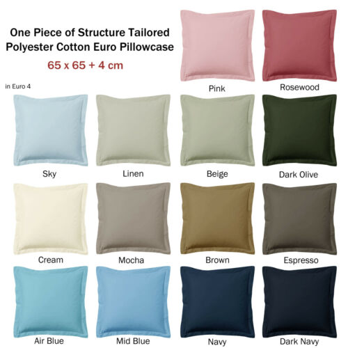 One Piece of Structure Tailored Polyester Cotton European Pillowcase