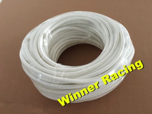 White 4mm 0.16" ID silicone oil/fuel/air vacuum hose/line/pipe/tube by foot/feet 