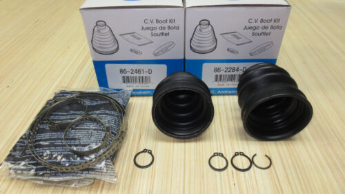 Front Inner /& Outer CV Axle Boot Kit for Honda TRX 500 Foreman Pwr Steering 2007