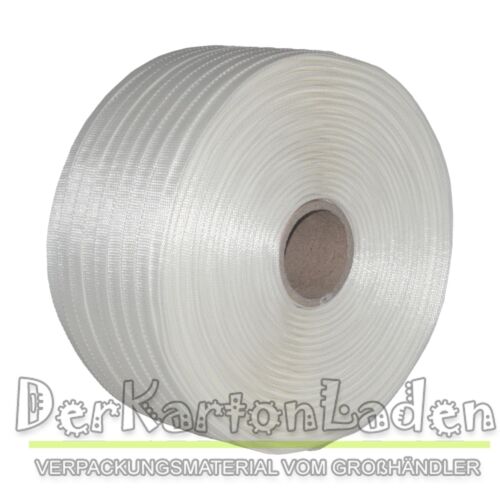 1 Rolle Umreifungsband Textil gewebt 16 mm 850 m 450 KG Band Textilband Kern 76 