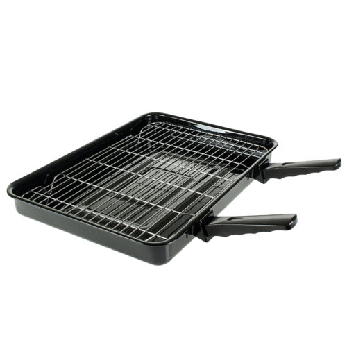 Extra Large Cooker Oven Grill Pan /& Rack Detachable Handles For Cannon Ovens