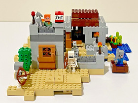 Retired ©2015 LEGO 21121 Minecraft The Desert Outpost 100% Complete + Extras