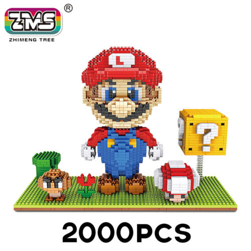 Baukästen Kinder Spielzeug Model Mario Kinder Baukästen Spielzeug Anime 2000PCS 