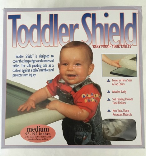 Size: Medium OFNA Toddler Shield Color: Cream Baby Proof Your Tables