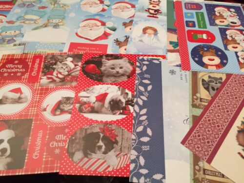Kanban Christmas 20 a4 topper sheets some with foiling refchrispets10 REDUCED 