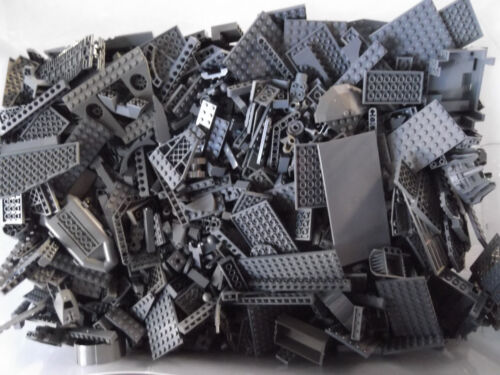 ☀️1//4 POUND DARK GREY LEGOS Mix  huge bulk lot lbs city Parts Pieces Bricks GRAY
