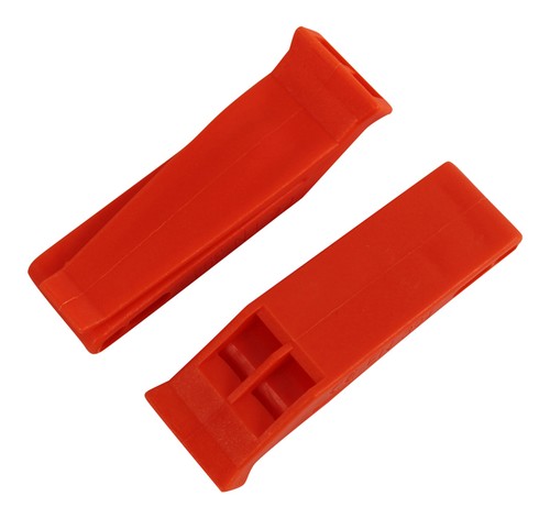 2 Orange Plastique Flottant sifflets pour BATEAU /& Marine urgences Eau survie