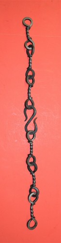 22/" Wrought Iron 3 pcs Lighting Chandelier Lamp 3 Link Hook Chains /& Ring