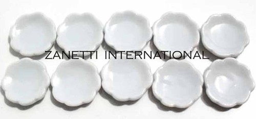 200-Piece Dollhouse Miniature White Ceramic Plates Dishes Set Wholesale Plate
