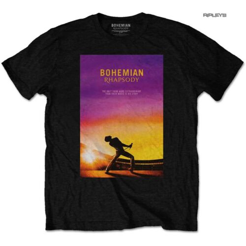 Official T Shirt Queen Bohemian Rhapsody black Movie Poster Toutes Tailles 