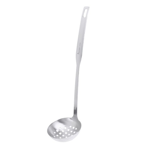 Stainless Steel Slotted Ladle Strainer Skimmer Spoon Colander Picnic Utensil