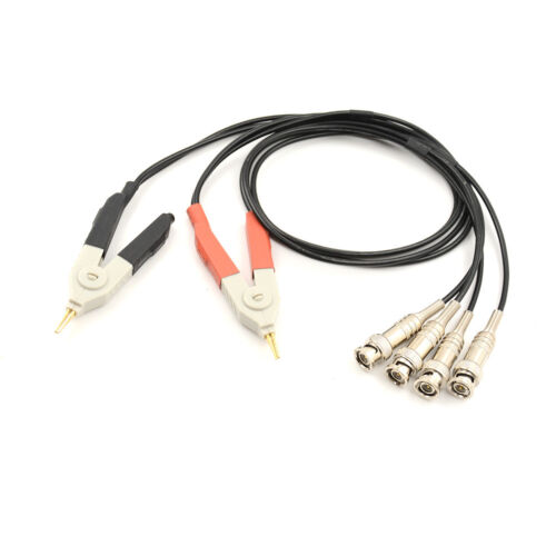 Clip Cable LCR Meter Test Leads Lead Terminal Test Clip Wires With 4 BNC UK
