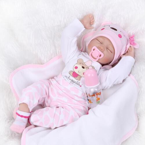 Reborn Baby Girl Clothes 22/'/' Newborn Bebe Doll Clothes Gift Not Included Doll