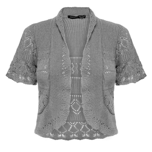 Ladies Womens Crochet Knitted Bolero Crop Shrug Summer Cardigan Girls Dress Top