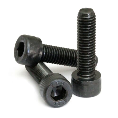 M2.5-0.45 x 10mm Socket Head Caps Screws 12.9 Alloy Steel Black Oxide DIN 912