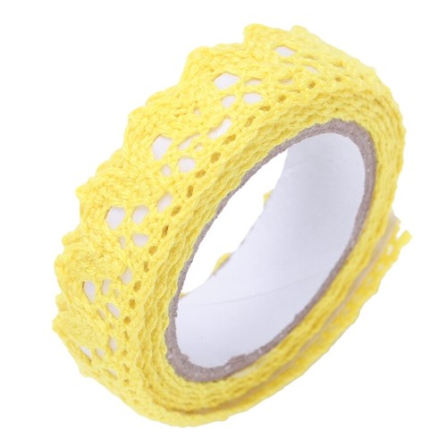1x Spitzenband Geschenkband Selbstklebend Lace Deko Hochzeit Weihnachten DI J6J7