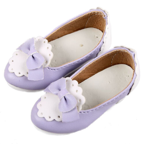 1//3 Purple With A Butterfly Combined Into A Leather Shoes SD BJD Dollfie PF