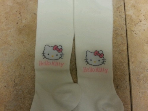 NWT Toddler Girls Pink Sanrio Hello Kitty Stocking Tights Footed Size 2T 3T