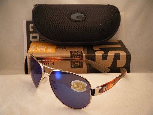 SO84 OBMP Costa South Point Rose Gold w//Light Tortoise Temples w Blue 580P