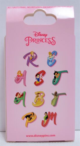 Disney Princess Glitter Letter Mystery Box Collection Pocahontas Pin NEW CUTE