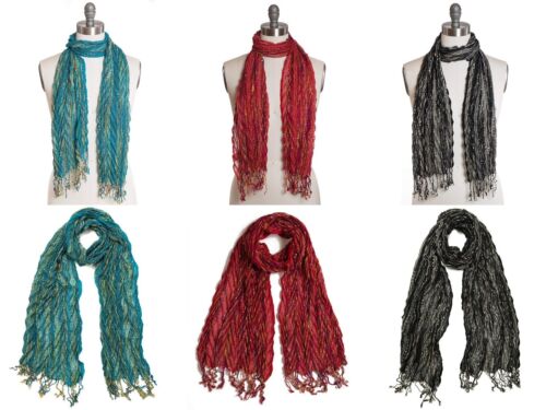New Collection XIIX Chevron Pleated Wrap Around Shawl Scarf $28 Tags 