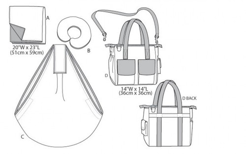 Butterick Baby Easy Sewing Pattern 5798 Changing Pad Free UK P/&P Neck ...
