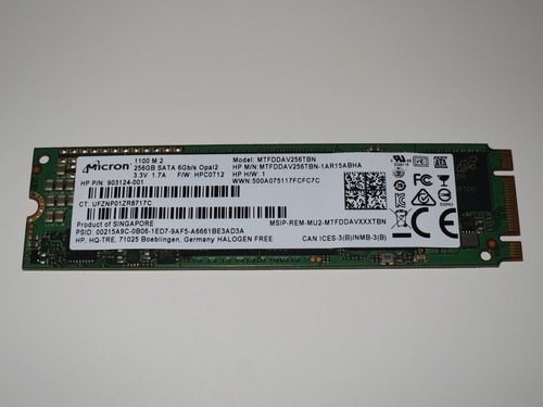 NEW Micron 1100 MTFDDAV256TBN M.2 2280 256GB SATA 3 TLC Internal Solid State SSD