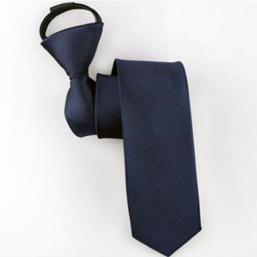 1PC Men/'s Zipper Necktie Solid Casual Business Wedding Slim Zip Up Neck Tie