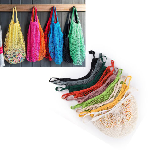 Eco Reusable Shopping String Grocery Handbags Woven Net Tote Mesh Bag Fishnet LE