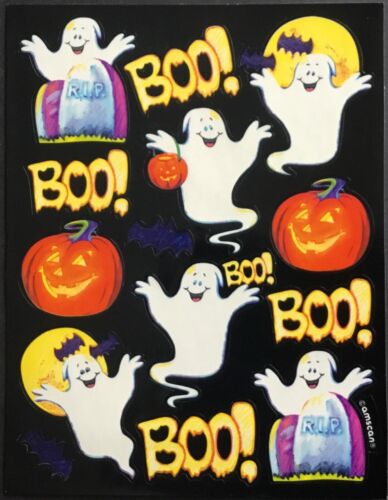 Mint Condition!! Halloween Vintage Stickers Amscan 