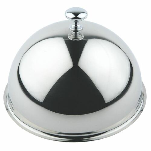 mm APS Restaurant Cloche Food Dome in Stainless Steel 295 Ø 