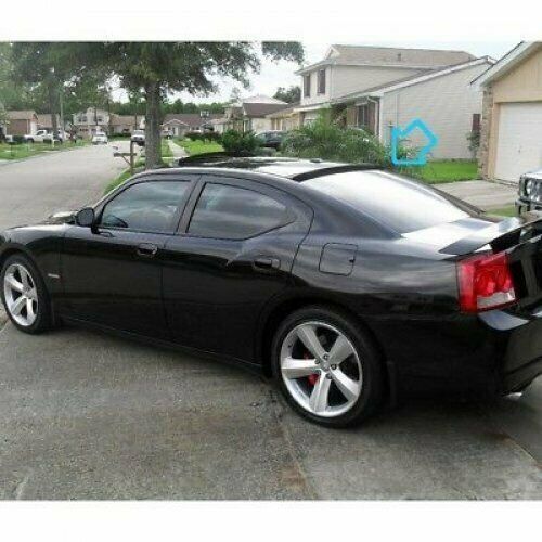 Flat Black 280 BRS Type Rear Roof Spoiler Wing For Dodge Charger 2006~10 Sedan