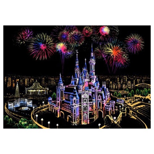 Magic Scratch Art Painting Paper Wooden Drawing Stick Kids DIY Kit Home NEW HOT