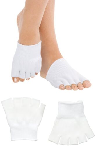 Details about  / Open Toe Spacer Align Gel Compression Socks Heal Foot Dry Cracked Skin 3 Pairs