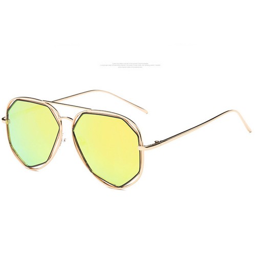 Women/'s Ladies Metal Frame Mirrored Cat Eye Sunglasses UV400