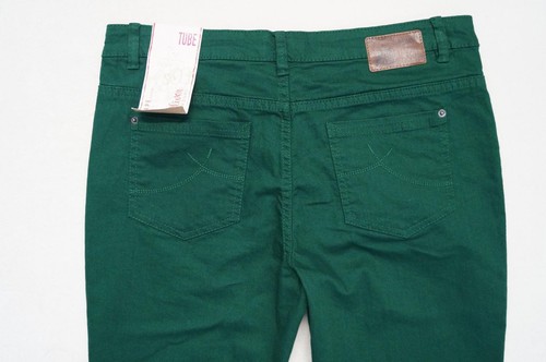 42 44 L32 dunkelgrün NEU 40 s.Oliver Tube Jeans Gr