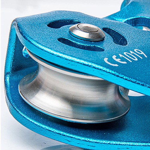 25KN Cable Trolley Pulley w// Ball Bearing Outdoor Rock Ice Climbing Accessories