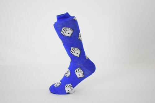 Women's Fun Crew Socks Dice Shoe Size 4-10 