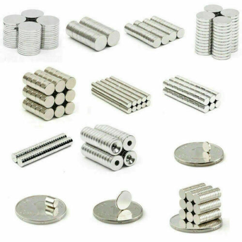 N50 Round Disc Cylinder Magnets Rare Earth Neodymium Magnet 39 Sizes Wholesale